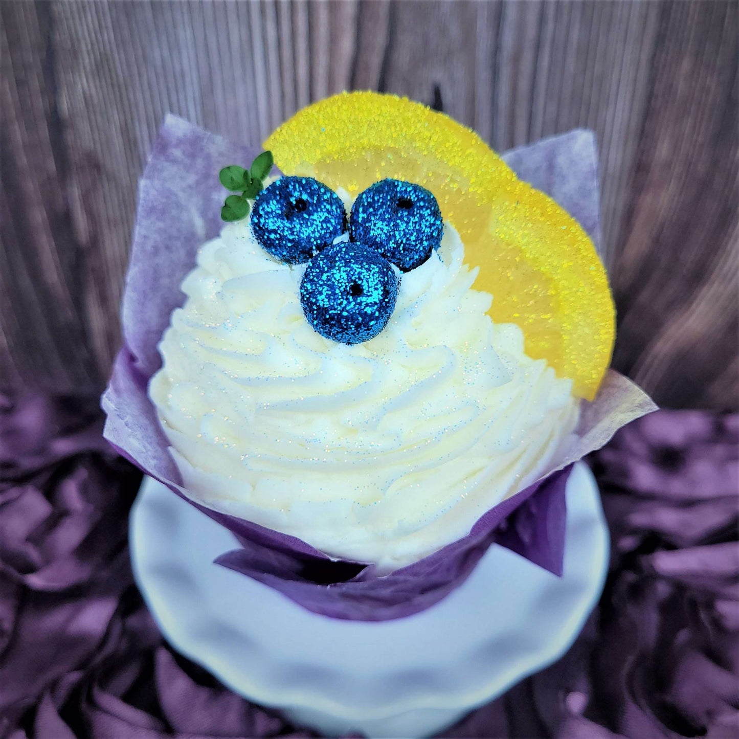 Blueberry Lemon Cupcake